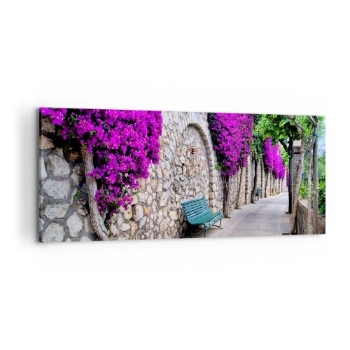 Cuadro sobre lienzo - Impresión de Imagen - Punto de reunión - 100x40 cm