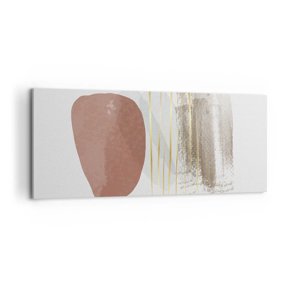 Cuadro sobre lienzo - Impresión de Imagen - Una columnata abstracta - 100x40 cm