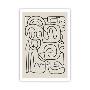 Póster - El camino correcto - 70x100 cm