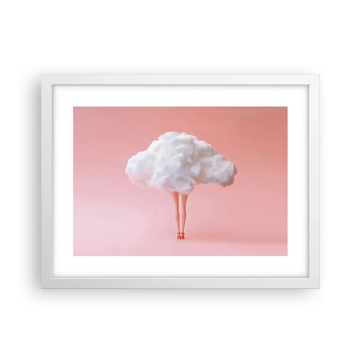 Póster en marco blanco - Dulce promesa - 40x30 cm