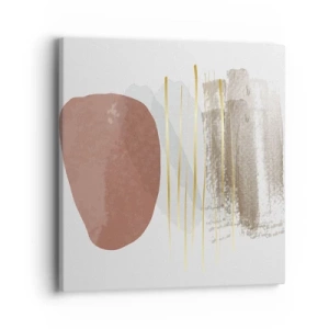 Cuadro sobre lienzo - Impresión de Imagen - Una columnata abstracta - 40x40 cm