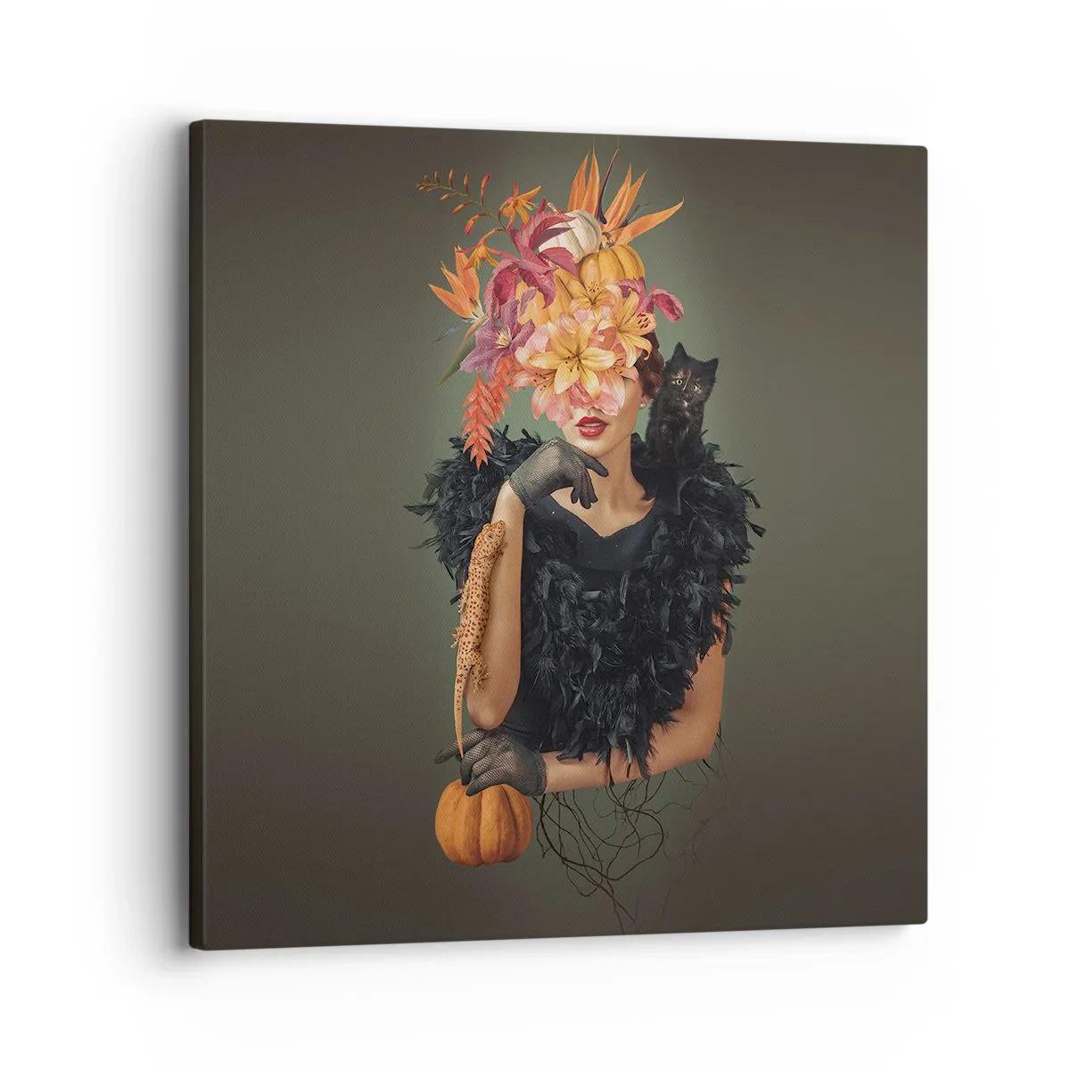 Cuadro sobre lienzo - Impresión de Imagen - Hechizo de bruja - 30x30 cm