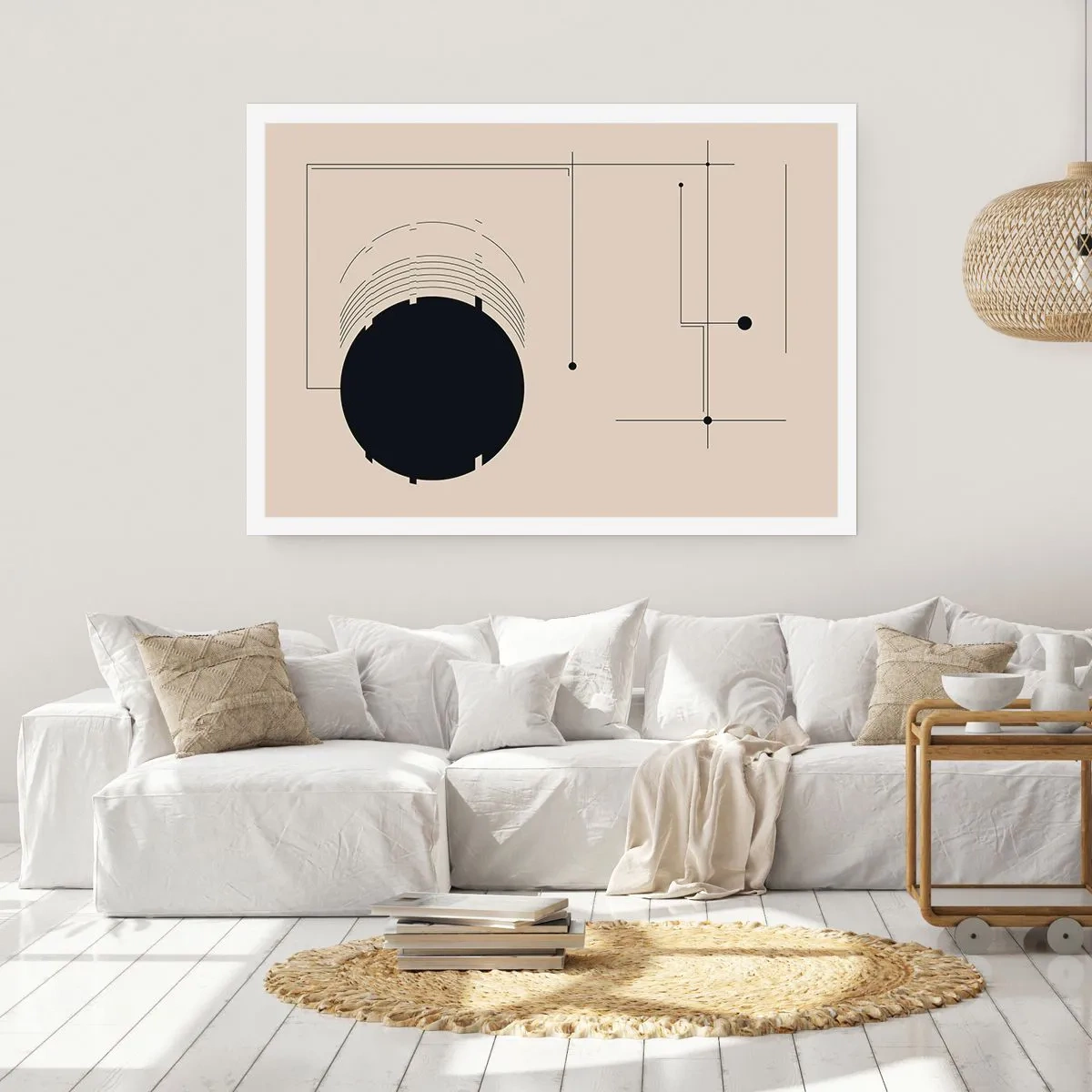 Póster - Composición elástica y dinámica - 50x40 cm
