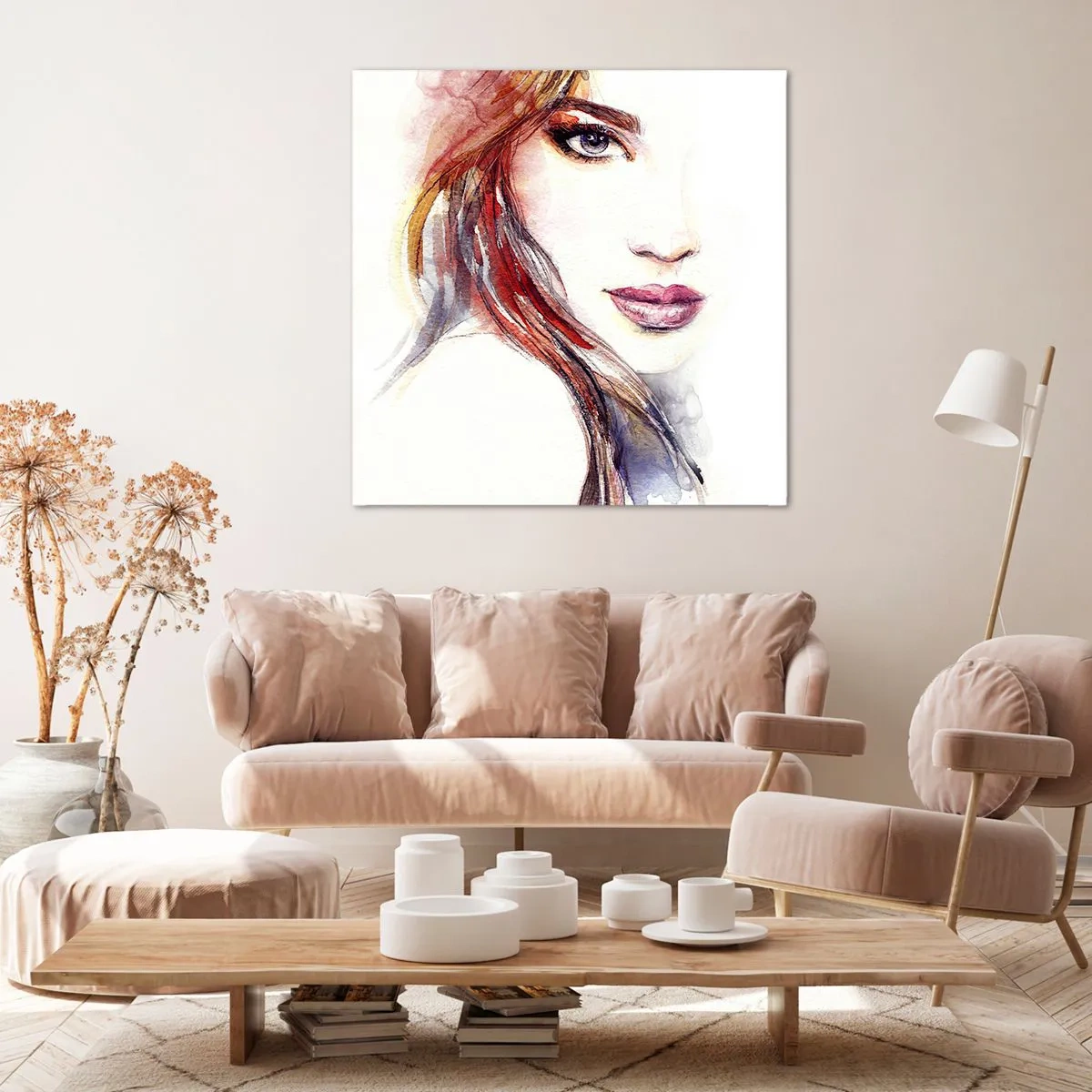 Cuadro sobre lienzo - Impresión de Imagen - Sígueme - 60x60 cm