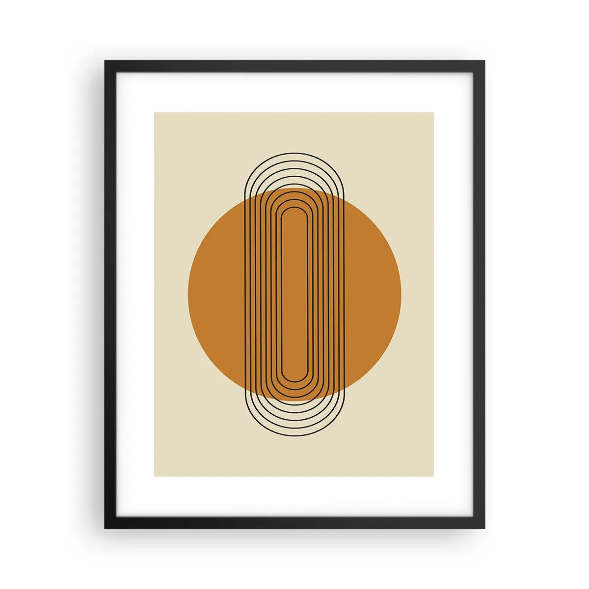 Póster en marco negro - El plan perfecto - 40x50 cm