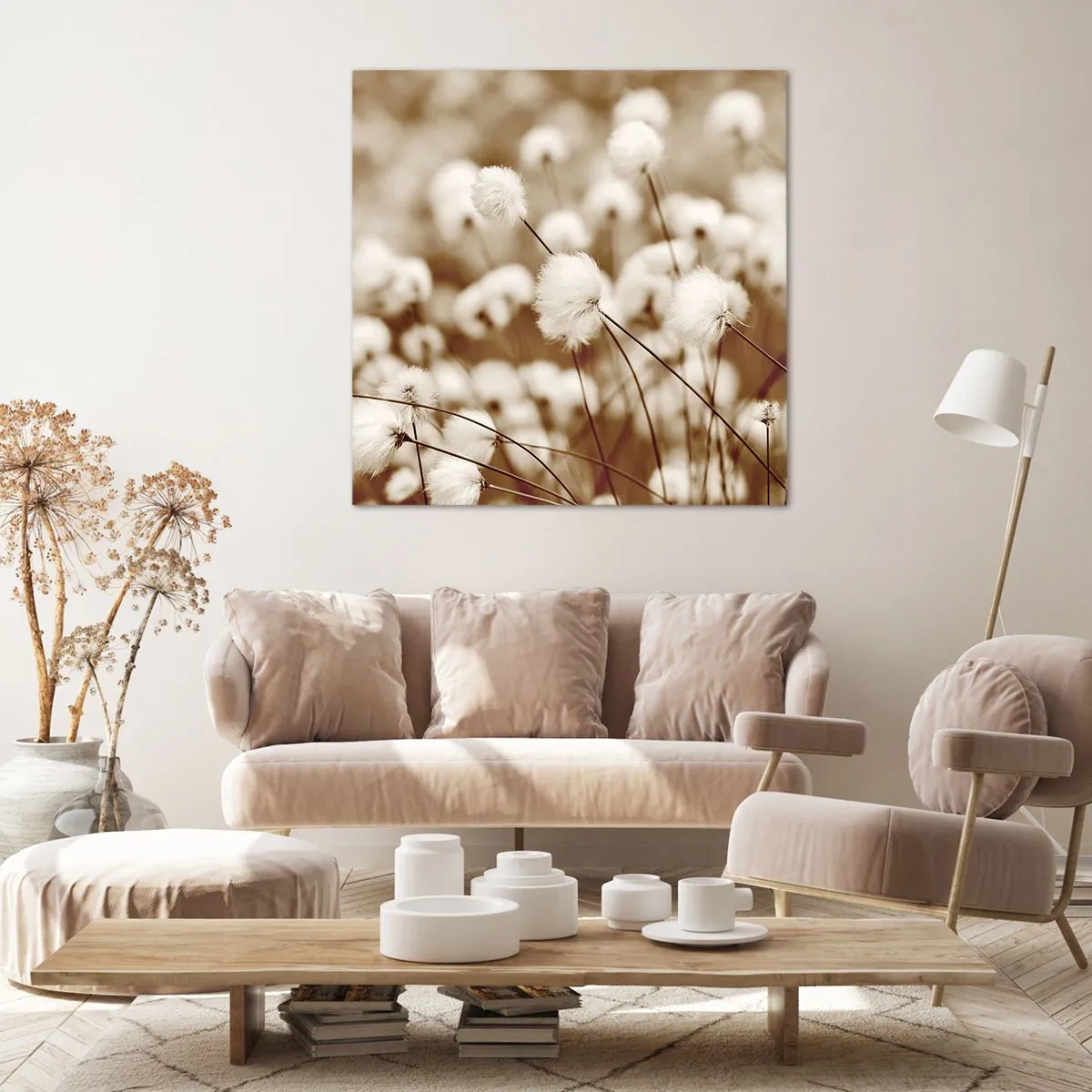 Cuadro sobre lienzo - Impresión de Imagen - Un mullido colchón - 40x40 cm