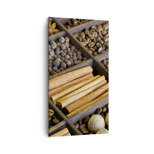 Cuadro sobre lienzo - Impresión de Imagen - Un tesoro de aromas - 45x80 cm