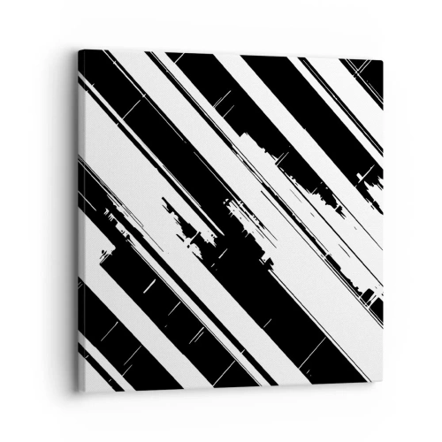 Cuadro sobre lienzo - Impresión de Imagen - Composición intensa y dinámica - 30x30 cm