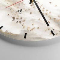 Esfera sin numeración, con rayas