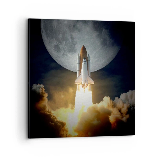 Cuadro sobre lienzo - Impresión de Imagen - El comienzo de una aventura sobrenatural - 70x70 cm