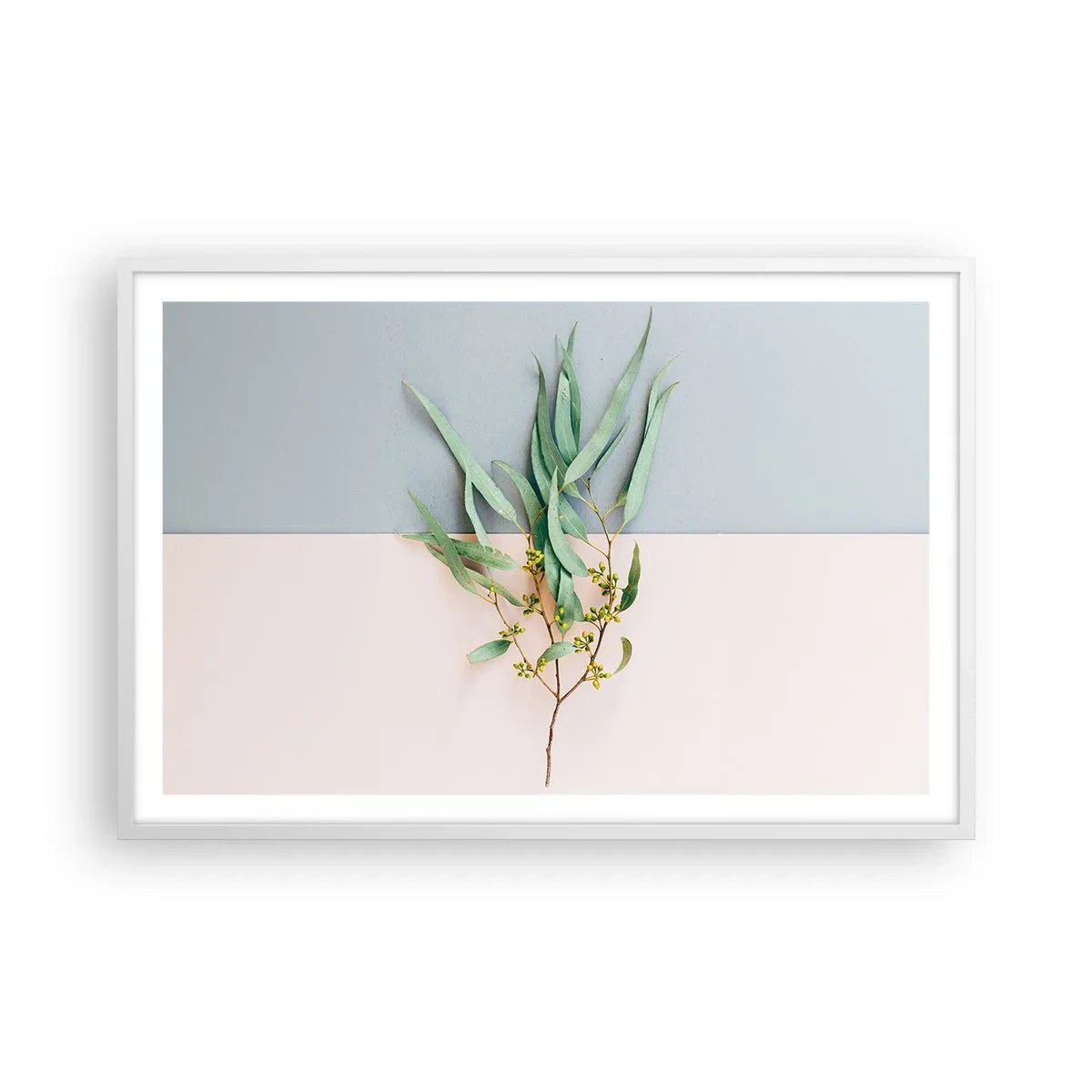 Póster en marco blanco - La sutileza del pastel - 91x61 cm