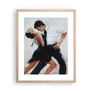 Póster en marco roble claro - El tango de mis sueños - 40x50 cm
