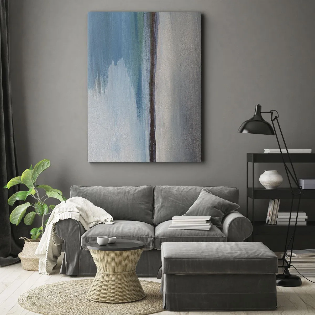 Cuadro sobre lienzo - Impresión de Imagen - Paisaje horizontal - 65x120 cm