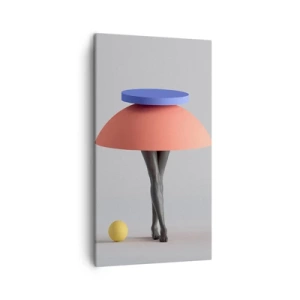 Cuadro sobre lienzo - Impresión de Imagen - Composición surrealista - 45x80 cm