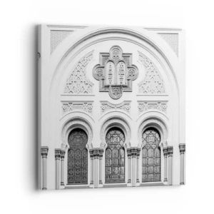 Cuadro sobre lienzo - Impresión de Imagen - En la frontera de las culturas - 30x30 cm