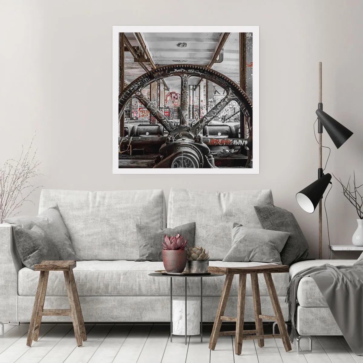 Póster - La vida secreta de una fábrica - 60x60 cm