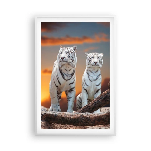 Póster en marco blanco - Como en Narnia - 61x91 cm