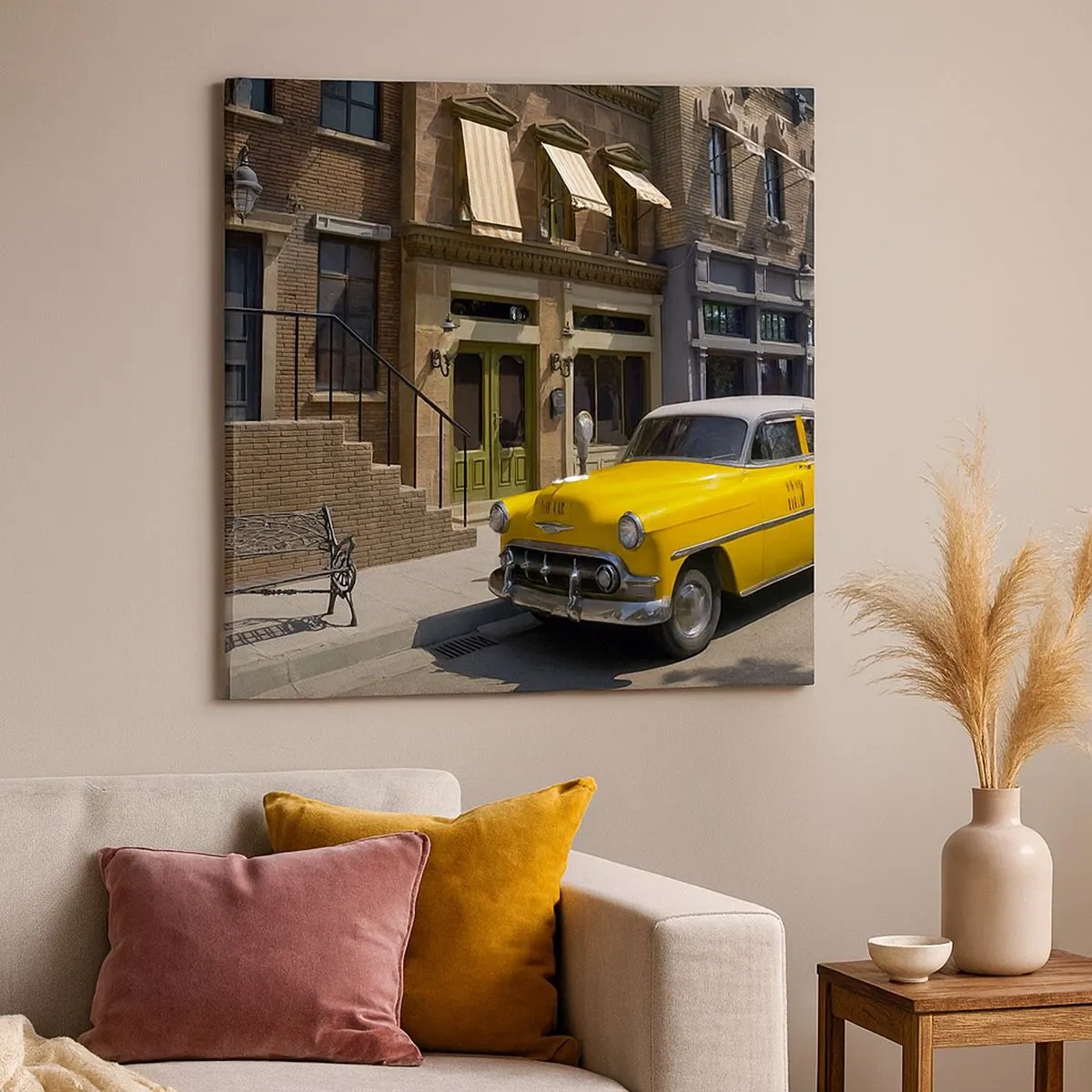 Cuadro sobre lienzo - Impresión de Imagen - Érase una vez en América - 30x30 cm