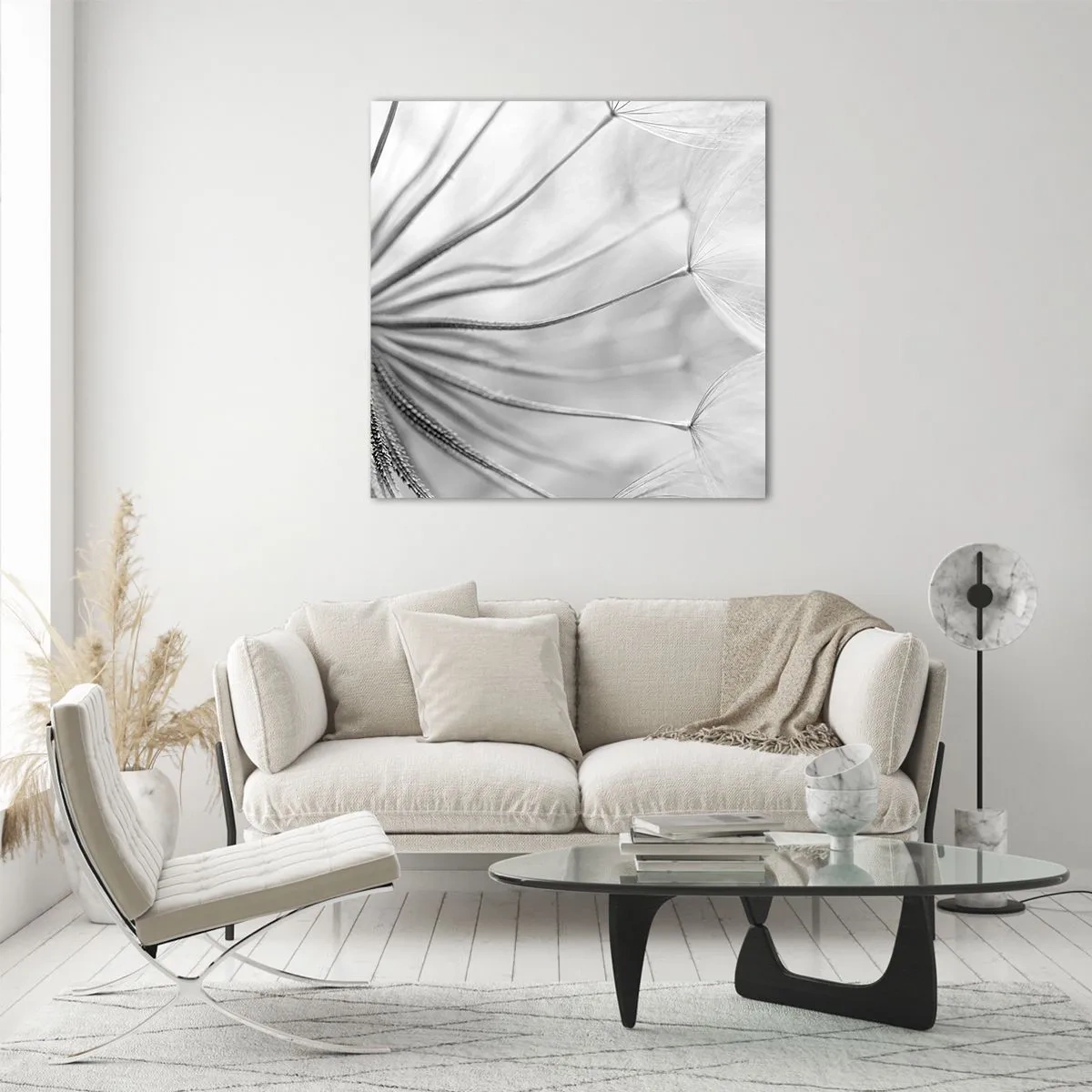 Cuadro sobre vidrio - Impresiones sobre Vidrio - Caricias del viento - 40x40 cm
