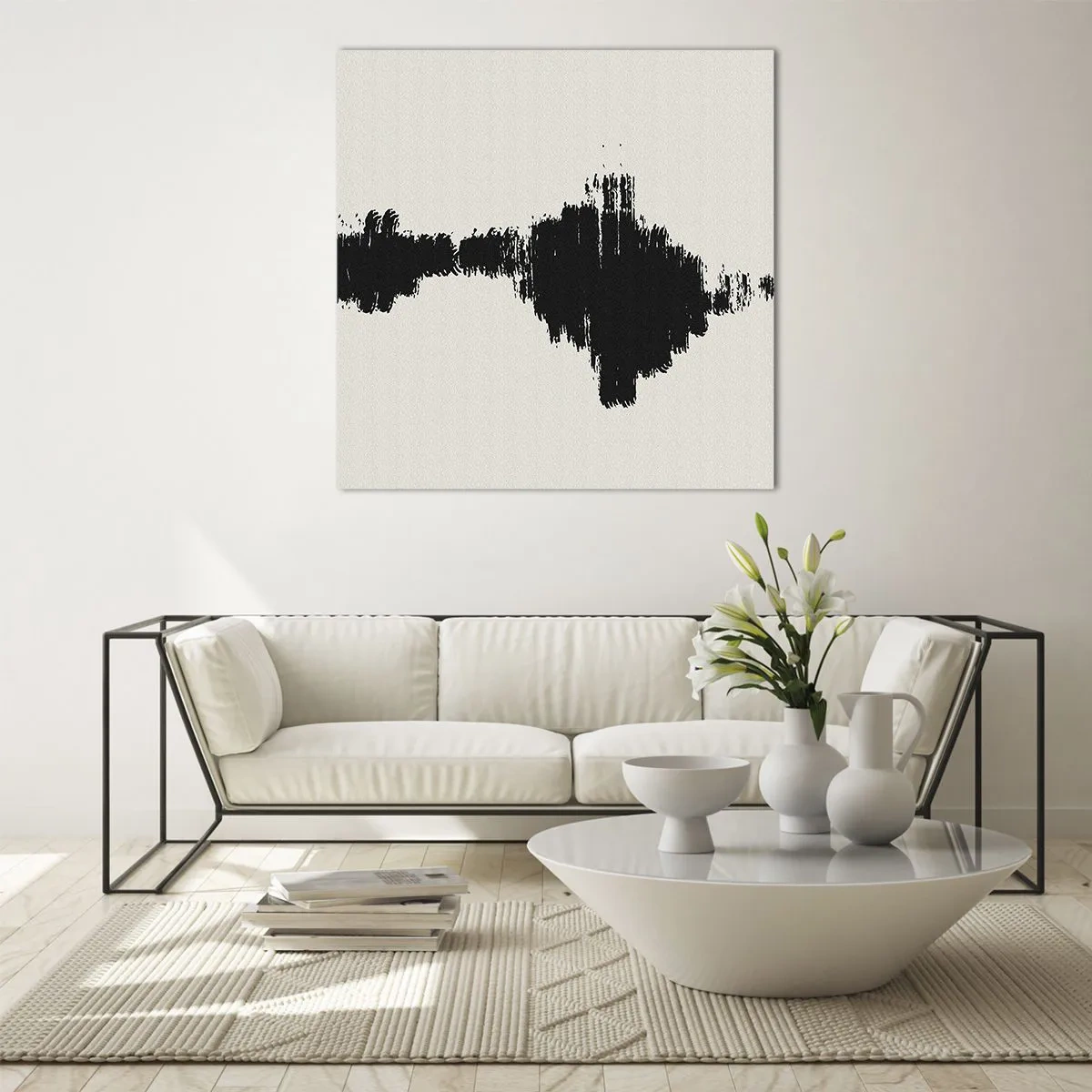 Cuadro sobre vidrio - Impresiones sobre Vidrio - Vibraciones de la imaginación - 40x40 cm