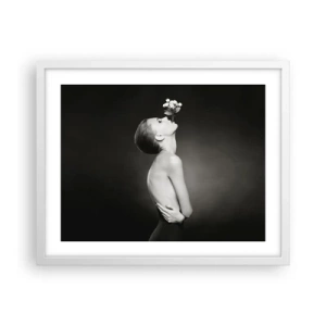Póster en marco blanco - Elegancia excéntrica - 50x40 cm