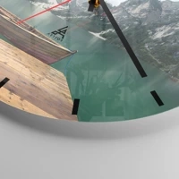 Esfera sin numeración, con rayas