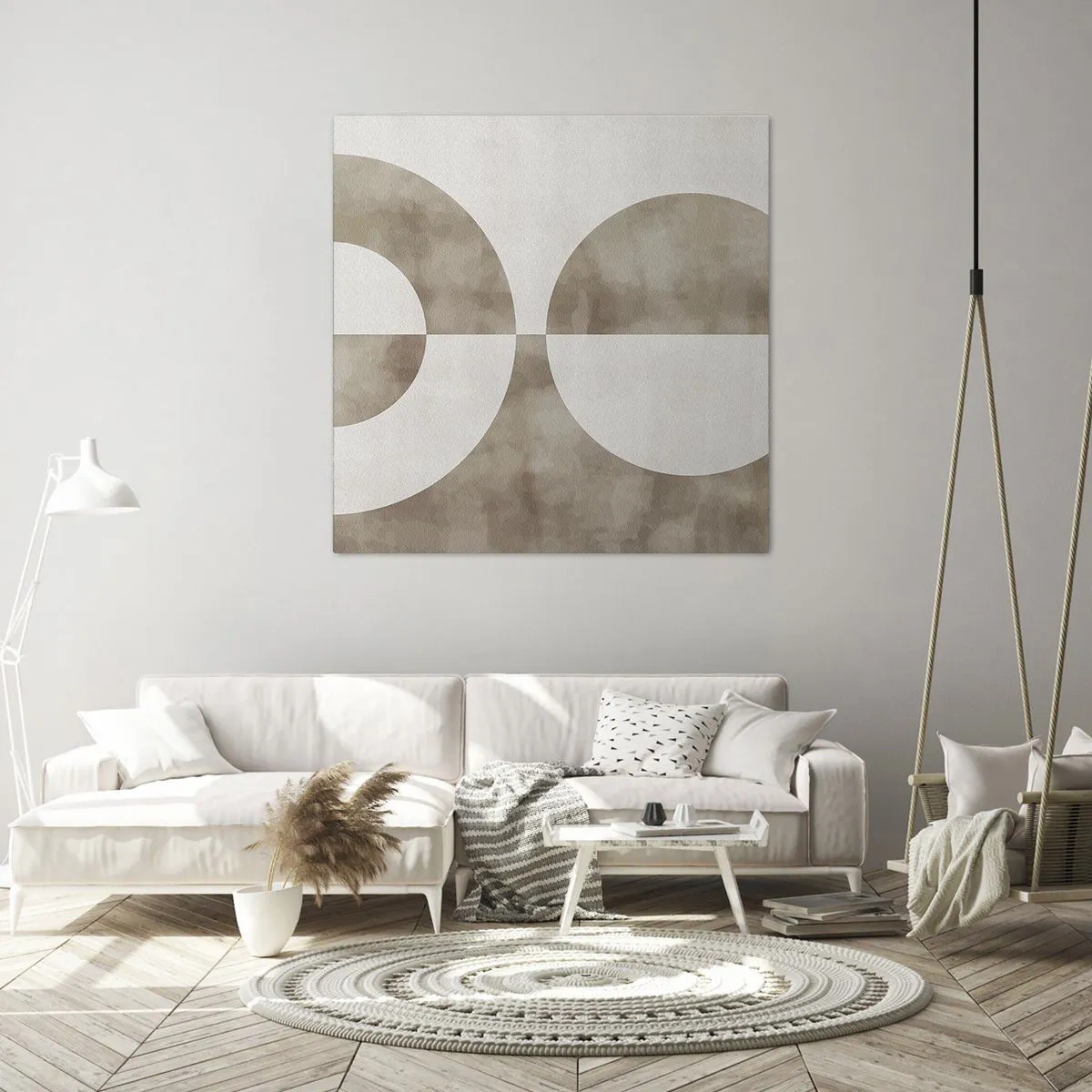 Cuadro sobre lienzo - Impresión de Imagen - Similitudes y diferencias - 70x70 cm