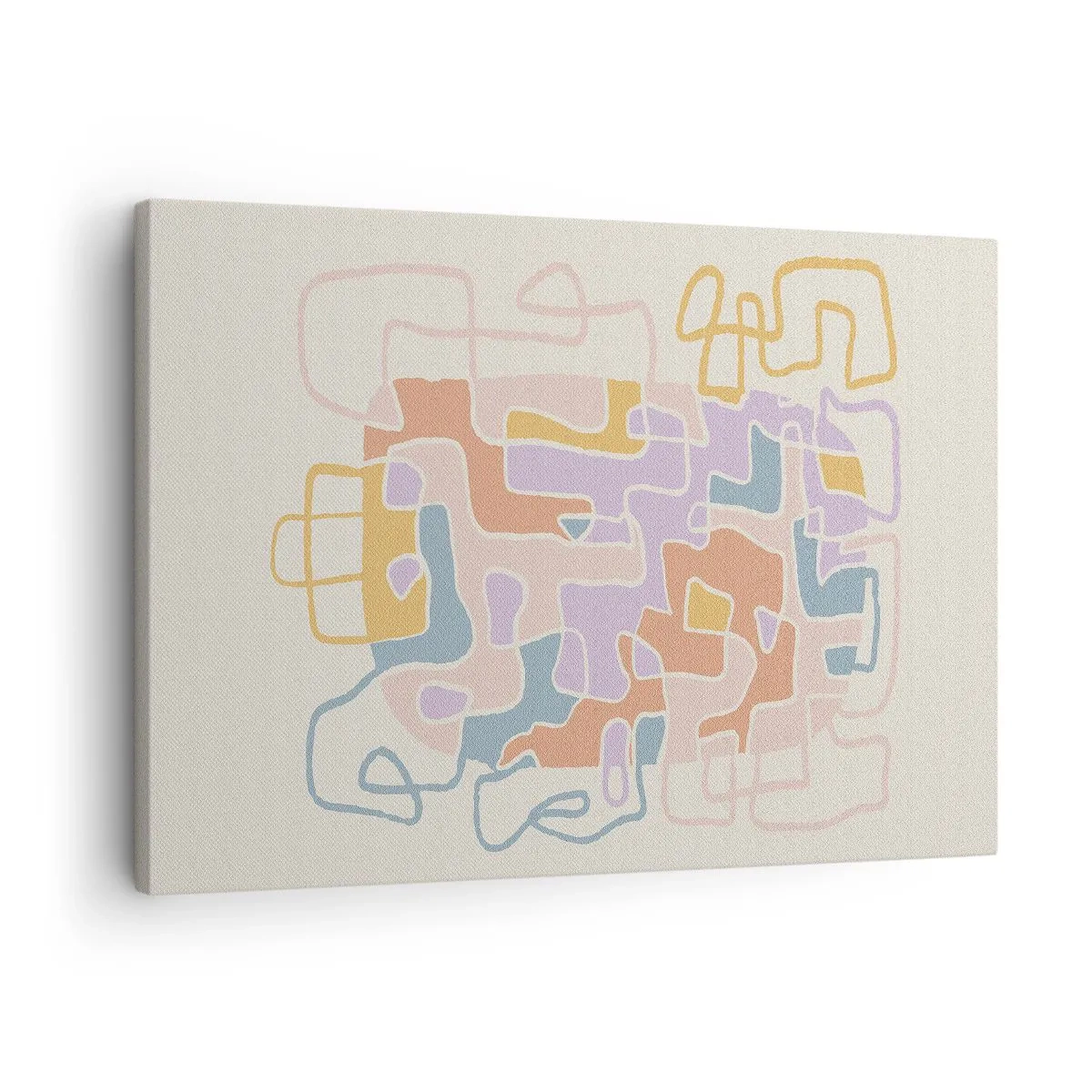 Cuadro sobre lienzo - Impresión de Imagen - Laberinto - una alegre aventura - 70x50 cm