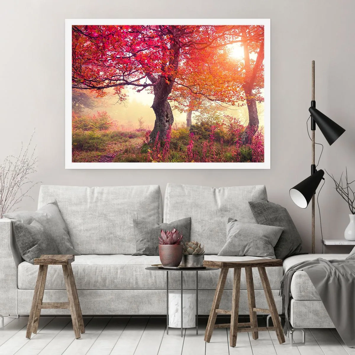 Póster - Un frenesí de floración - 50x40 cm