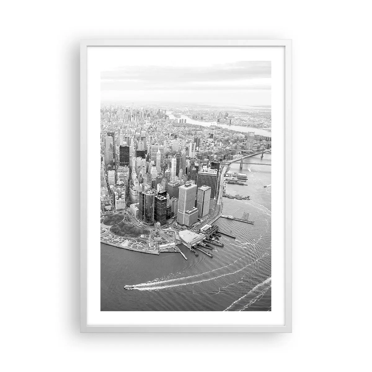 Póster en marco blanco - ¿Cómo no amar este lugar? - 50x70 cm