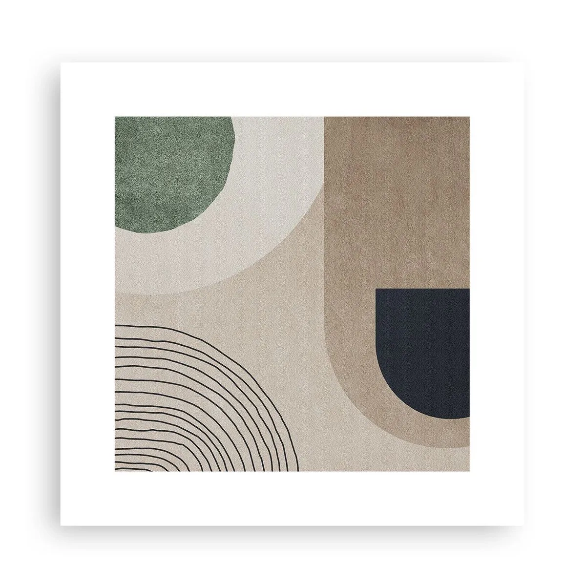 Póster - La delicadeza de un óvalo - 30x30 cm