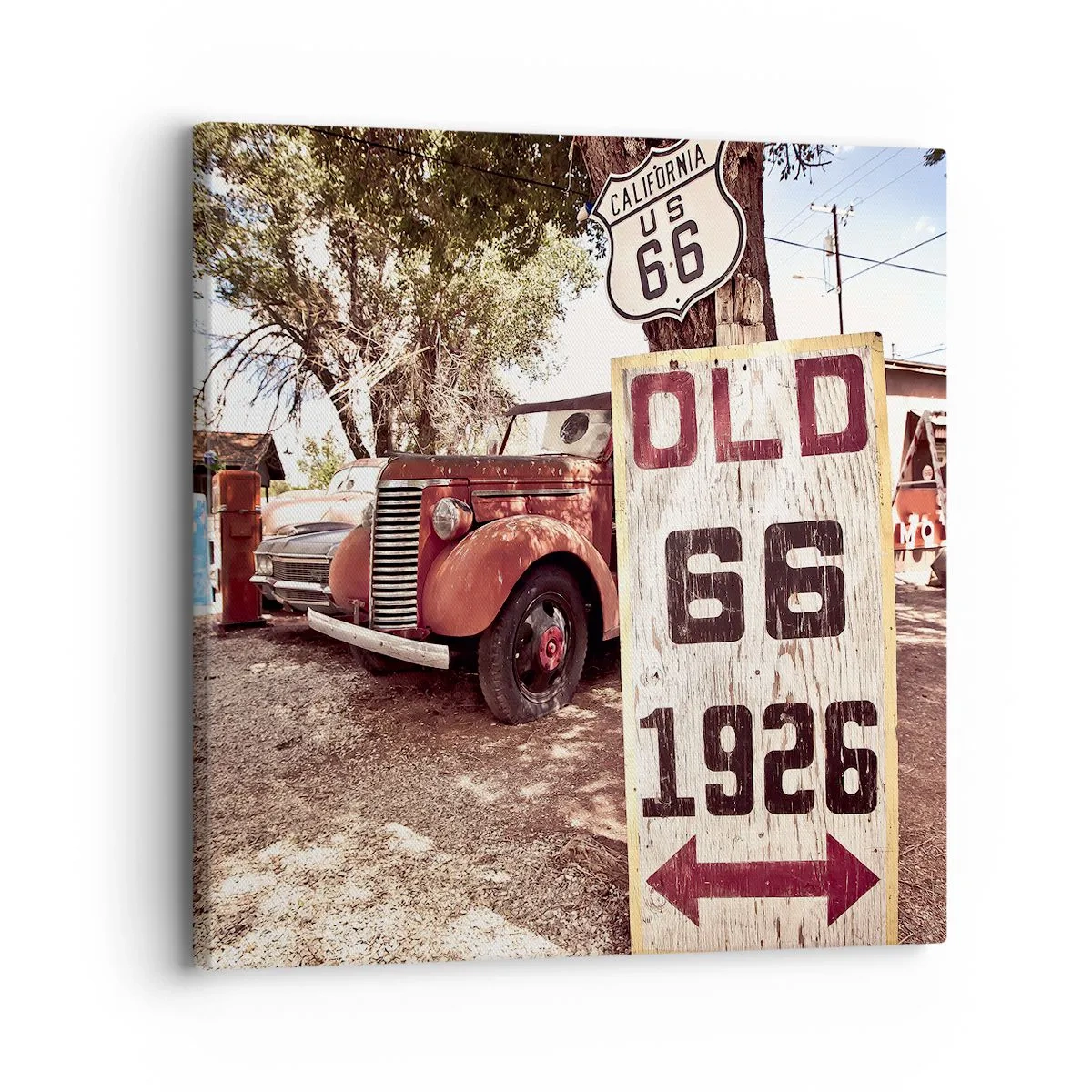 Cuadro sobre lienzo - Impresión de Imagen - Una leyenda de la América profunda - 30x30 cm