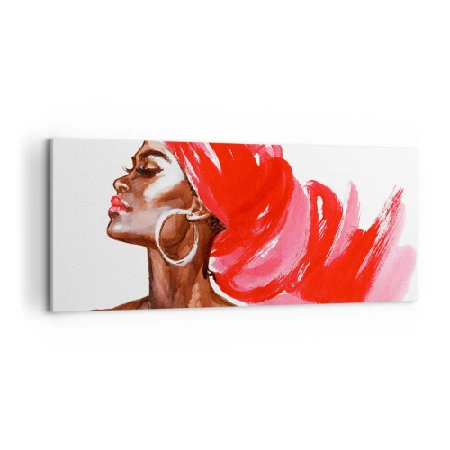 Cuadro sobre lienzo - Impresión de Imagen - Aroma que te hace sentir - 100x40 cm