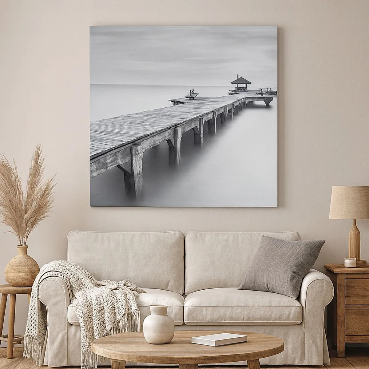 Cuadro sobre lienzo - Impresión de Imagen - Lejos - 30x30 cm