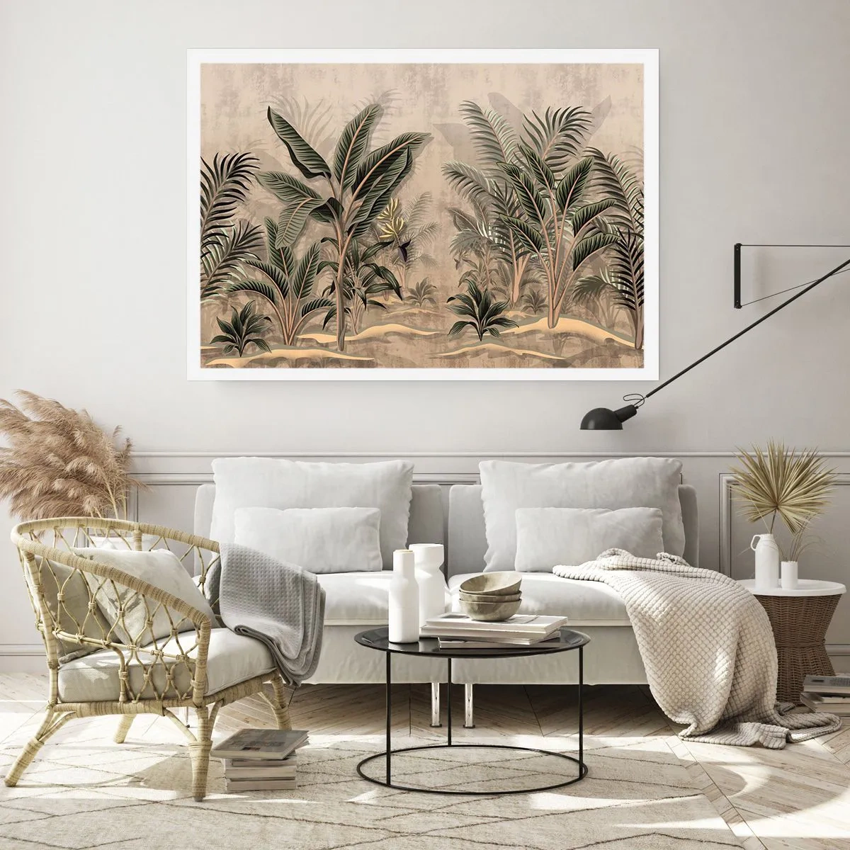 Póster - Grabados de estilo colonial - 70x50 cm