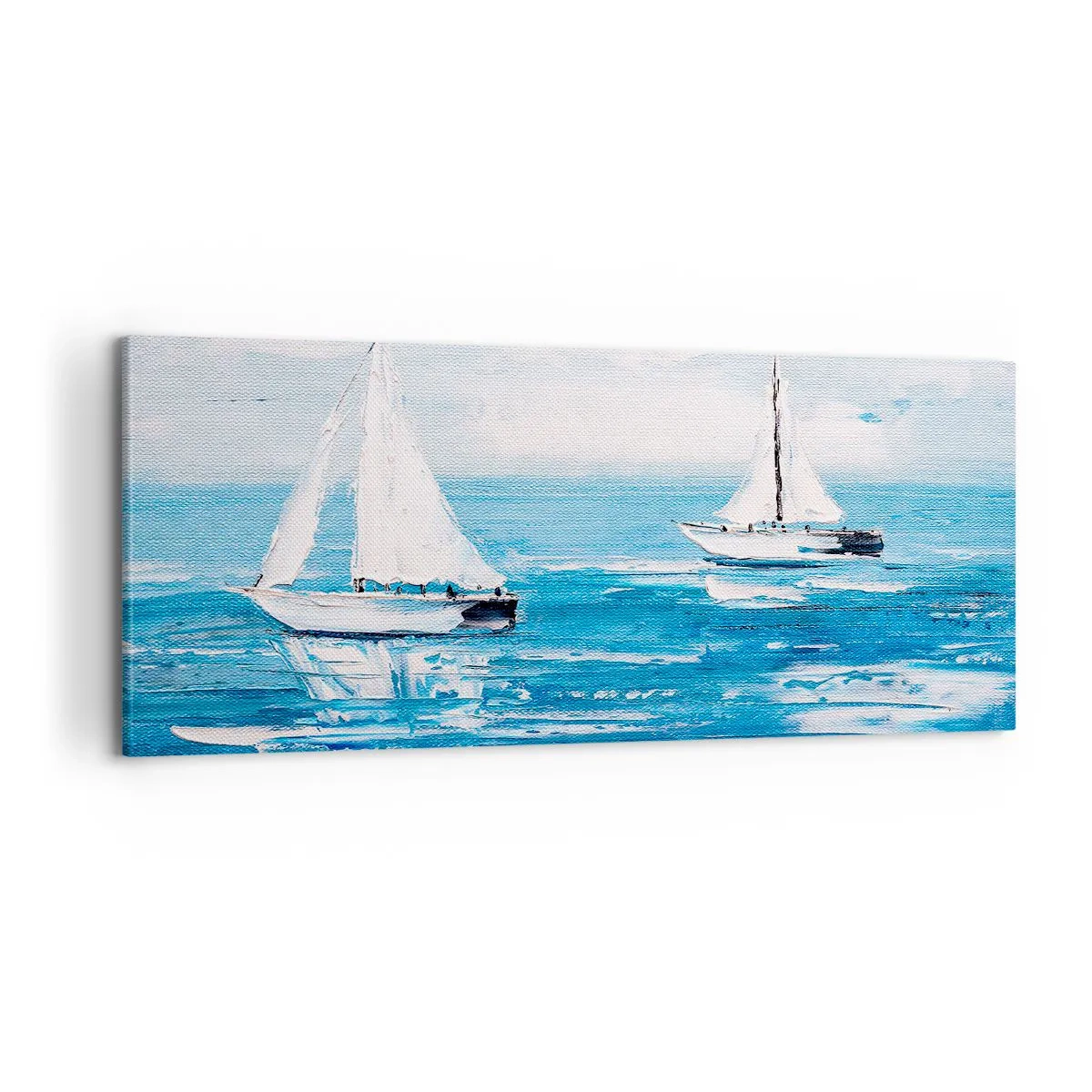Cuadro sobre lienzo - Impresión de Imagen - Con un amigo a tu lado - 100x40 cm