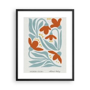 Póster en marco negro - Hacia la tierra, hacia el sol - 40x50 cm