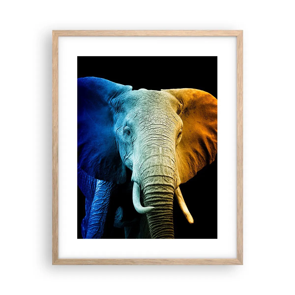 Póster en marco roble claro - Excéntrico, no un bicho raro - 40x50 cm