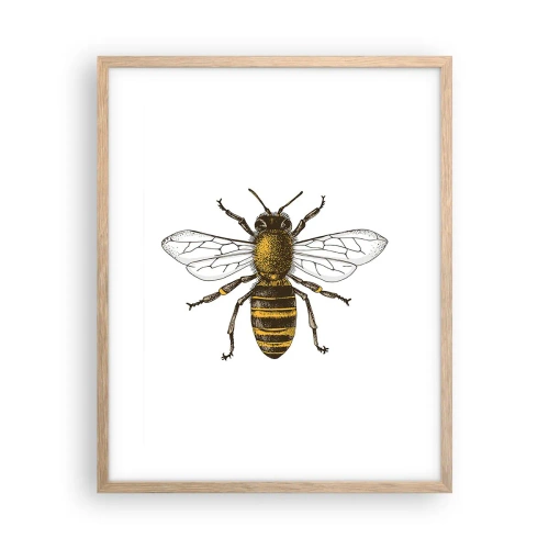 Póster en marco roble claro - Bondad natural - 40x50 cm