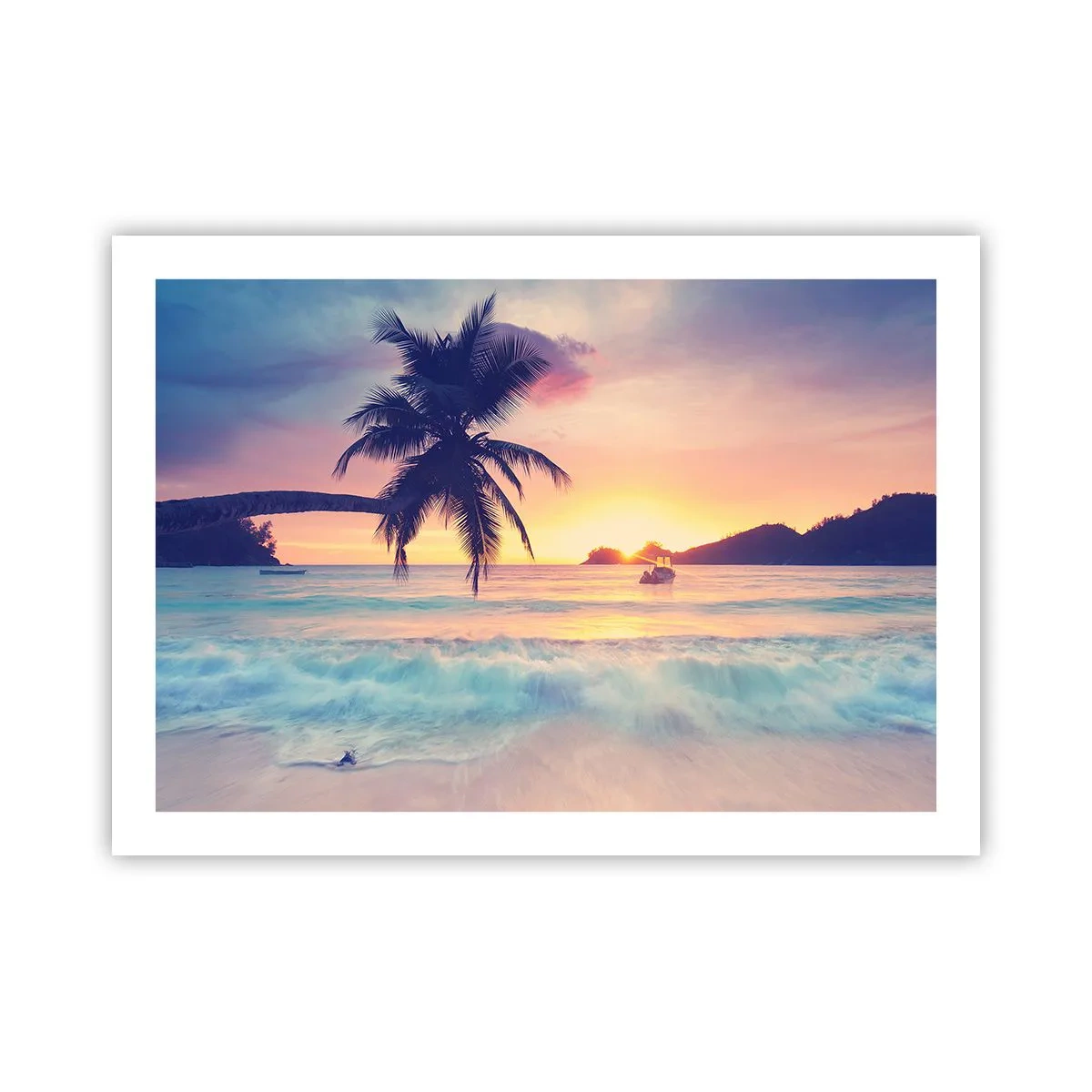 Póster - Atardecer en la bahía - 70x50 cm