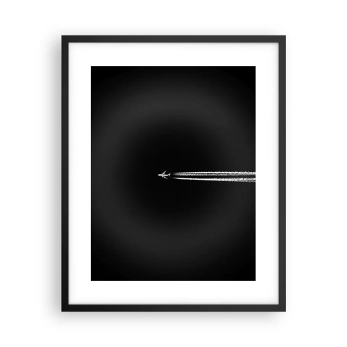 Póster en marco negro - En otra dimensión - 40x50 cm