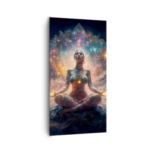 Cuadro sobre lienzo - Impresión de Imagen - Flujo de buena energía - 65x120 cm