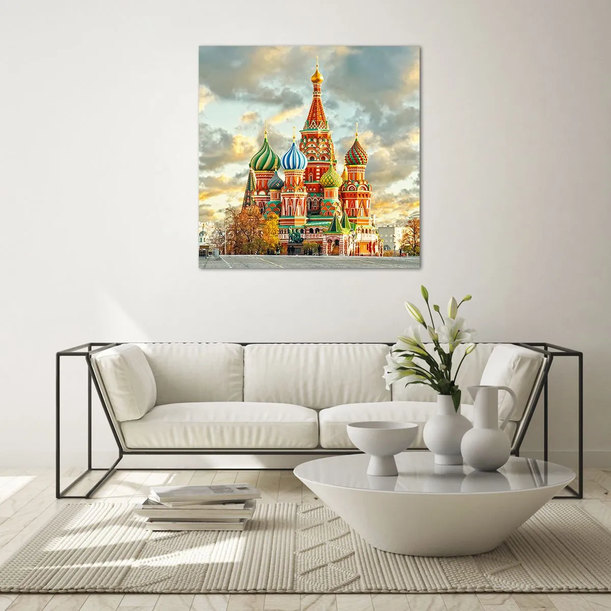 Cuadro sobre vidrio - Impresiones sobre Vidrio - Palacio de ensueño - 30x30 cm
