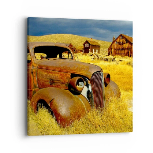 Cuadro sobre lienzo - Impresión de Imagen - Un merecido descanso - 40x40 cm