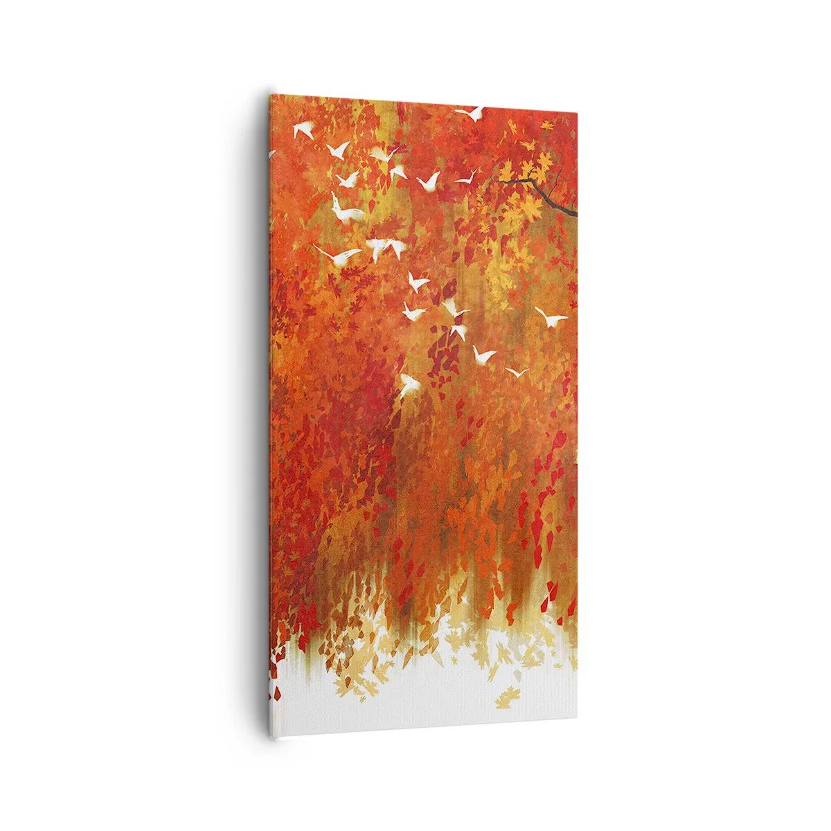 Cuadro sobre lienzo - Impresión de Imagen - ¿Volará con ellos? - 65x120 cm