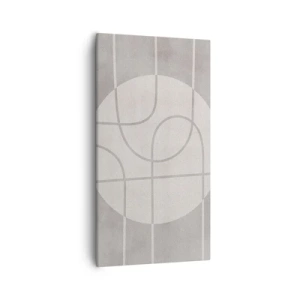 Cuadro sobre lienzo - Impresión de Imagen - Circular y rectilíneo - 55x100 cm