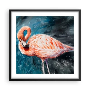 Póster en marco negro - Decorativo por naturaleza - 50x50 cm