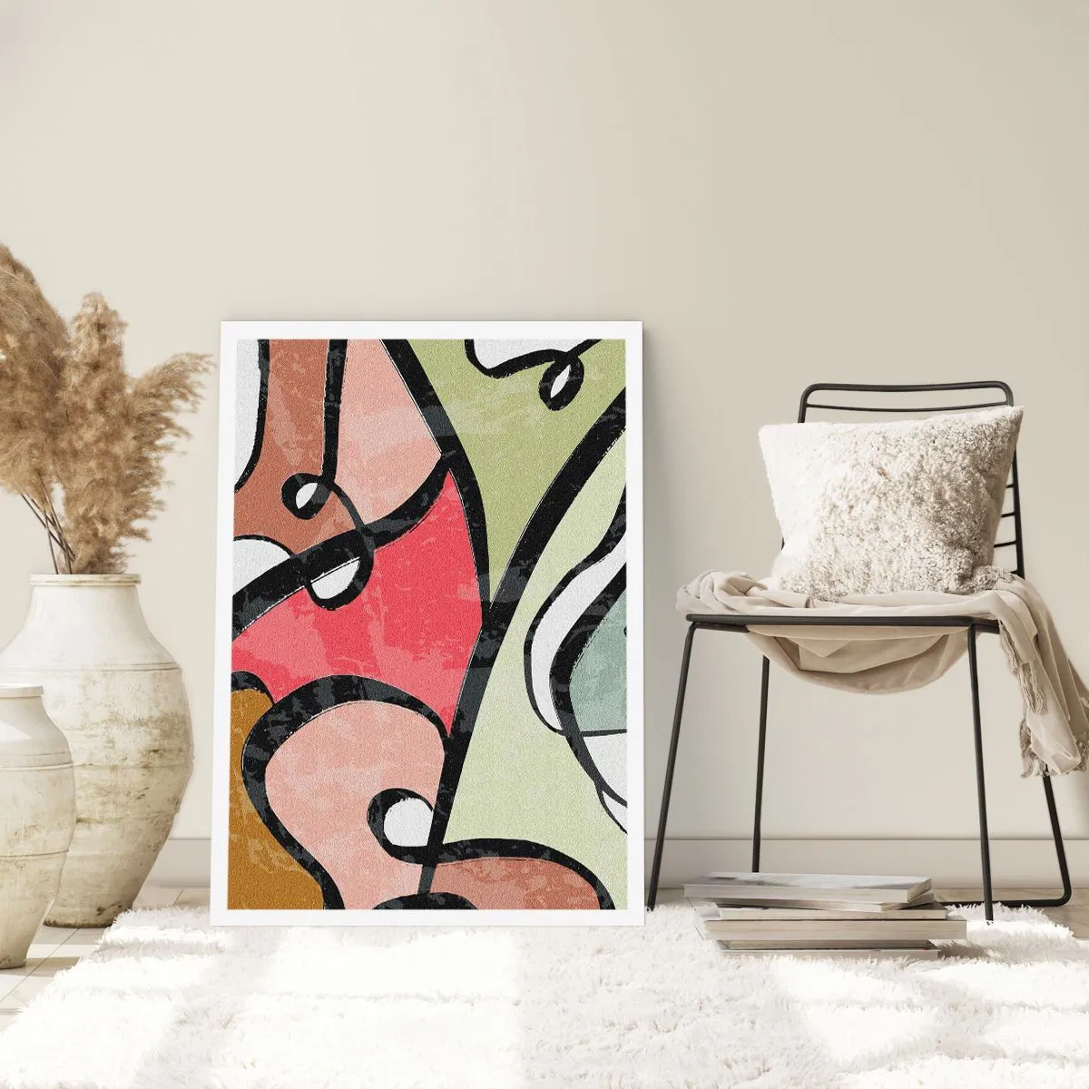 Póster - Piruetas entre colores - 40x50 cm