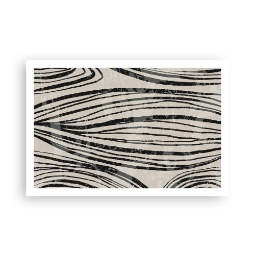 Póster - Salpicadura de líneas - 91x61 cm