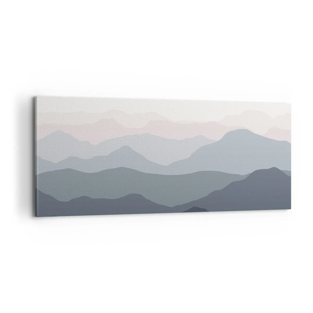 Cuadro sobre lienzo - Impresión de Imagen - Cordilleras a la vista - 100x40 cm